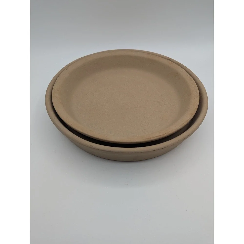 Pampered Chef Family Heritage Collection Stoneware Pie Plate Deep Dish Baker Set